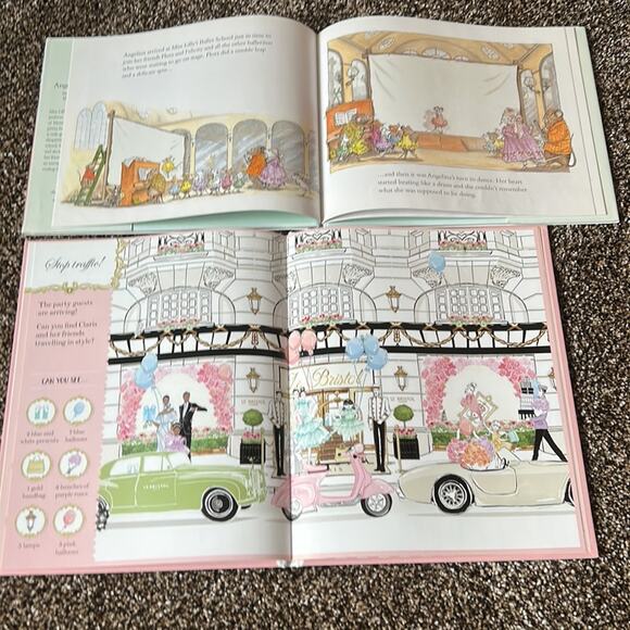 Book Bundle - Lot of 6 girls picture books - Claris in Paris, Angelina, Petunia - Picture 3 of 16